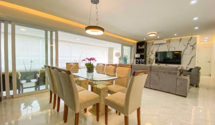Condomínio Residencial RSVP Rua Doutor José Áureo Bustamante, 310. Apartamento à venda Chácara Santo Antônio, 4 quartos, sendo 4 suítes, mobiliado, varanda gourmet, 250 m², 4 vagas e lazer completo no