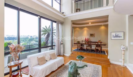 Maison Saint Valery na Alameda dos Arapanés, 161, Moema. Cobertura duplex à venda, 602m², 4 suítes, área gourmet e terraço. Alto padrão