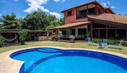 Vila de São Fernando, Cotia - Rua Dona Taísa. Casa à venda, 724m², vista para o campo de golfe, piscina aquecida, espaço gourmet, 4 suítes e 8 vagas