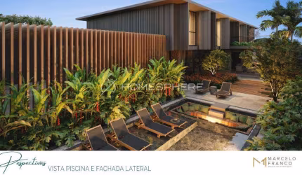 Casa à venda Rua Macau | Casa à venda em Jardim Luzitânia, 4 quartos, sendo 4 suítes. Projeto assinado Marcelo Franco, 887 m², piscina, jardim, academia e 6 vagas. Casa Parque Ibirapuera