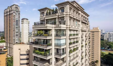 Condomínio Artur Ramos Rua Prof Artur Ramos, 422 Jardim Europa. Luxuoso apartamento à venda mobiliado e decorado, Projeto Roberto Migotto, 818m², 5 suítes, 11 vagas, lazer e forte segurança
