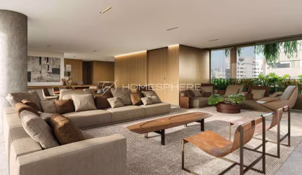 Bioma Itaim Rua Clodomiro Amazonas, 121. Apartamento à venda Itaim Bibi, 3 quartos, sendo 3 suítes, 209m², varanda, 3 vagas e lazer. Lançamento Nortis Itaim - SP