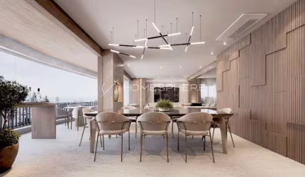 Condomínio Edifício Maison Des Arts Vila Nova Rua Prof Filadelfo Azevedo, 687. Cobertura à venda Vila No Conceição, 4 quartos, sendo 4 suítes, 420 m², reformada, Projeto Fernanda Negrelli, vista para 