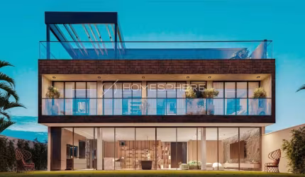 Residenze Borghini Rua Ibiapinópolis, 237. Casa à venda em condomínio fechado Jardim Paulistano, 4 quartos, sendo 4 suítes, 759 m², jardim, piscina privativa eárea gourmet no rooftop e 4 vagas de gara