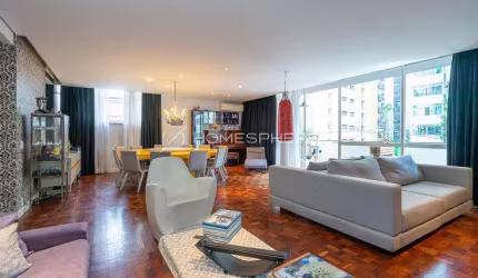 Edifício Jóia - Rua Doutor Gabriel dos Santos, 749. Apartamento à venda, reformado, terraço, 260 m², 3 suítes e 2 vagas.
