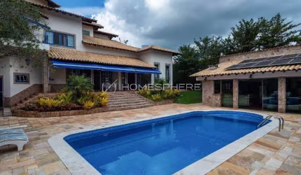 Condominio Chacaras do Lago, Vinhedo. Casa à venda, projeto Flávia Tarallo, terreno amplo 2480 m², 6 quartos, piscina, área gourmet e 6 vagas