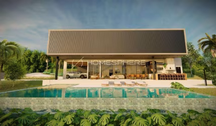 Fazenda Serra Azul Casa de Condomínio à venda em Serra Azul, Itupeva. Casa à venda, nova, 500 m², 5 suítes, jardim, piscina, área gourmet e 6 vagas