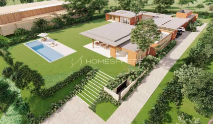 Condomínio Quinta da Baroneza, Casa à venda na Quinta da Baroneza, 6 quartos, sendo 6 suítes, casa térrea, pronta para morar, 1011 m², piscina, área gourmet e sauna. Bragança Paulista - SP