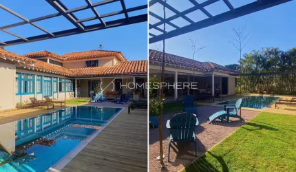 Condomínio Quinta da Baroneza Casa à venda na Quinta da Baroneza em frente ao Clube Hípico, 1050m², 5 quartos, sendo 5 suítes, piscina, área gourmet e 4vagas. Qta.da Baroneza Bragança Paulista