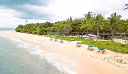 Reserva Trancoso Terreno à venda 3122 m². Lote à  venda Estâncias Reserva Trancoso, 3122 m², ao lado do Hotel Fasano e de frente para praia de Itapororoca.