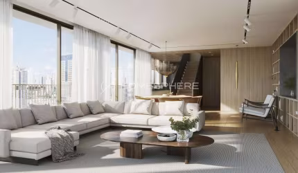 Oby Itaim alto padrão Rua Brasília, 80. Unidade de 376m², cobertura duplex à venda, 3 suítes, terraço com piscina e área gourmet, 4 vagas e lazer no coração do Itaim Bibi. RFM OBY ITAIM