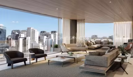Itaim Casa Lafer Rua Lopes Neto, 303 x Avenida Horácio Lafer. Apartamento à venda Itaim, andar alto, 424 m², 4 suítes, varanda gourmet, 5 vagas e lazer. Casa Lafer Bolsa De Imóveis Di e Jal
