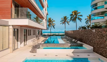 Praia Riviera de São Lourenço Edificio Rio de Janeiro, Modulo 7, Bertioga - SP. Apartamento à venda Riviera Módulo 7, garden com 365m², frente mar, 4 suítes, áre agourmet, 4 vagas e lazer