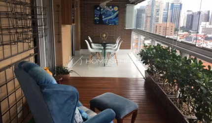 Apartamento com 152 m², mobiliado,2 quartos sendo 2 suítes e um escritório. Para alugar no bairro Vila Olímpia.