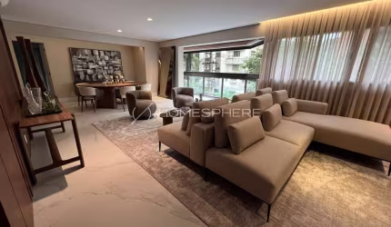 Apartamento com 159.0 m², à venda no bairro Vila Nova Conceição ao lado da praça Pereira Coutinho .Reformado e mobiliado ,  atual e elegante .
