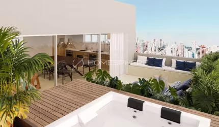 Edifício Washington Jardim América R. José Maria Lisboa, 1370. Coberturas à venda em Jardim América, 430 m², 3 suítes, reformada, terraço com jacuzzi e área gourmet e 2 vagas no Condomínio Washington 