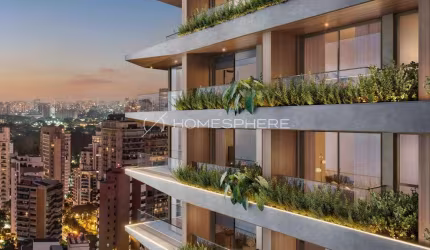 Tegra Bueno Brandão 257 Rua Bueno Brandão, 257 VNC. Apartamento à venda 500m², andar alto, projeto Jacobsen Arquitetura, 5 suítes, 5 vagas e lazer no Bueno Brandão 257 Vila Nova Conceição