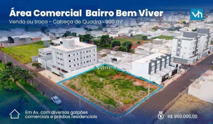 Área à venda, 900 m² por R$ 950.000,00 - Loteamento Vida Nova - Uberlândia/MG