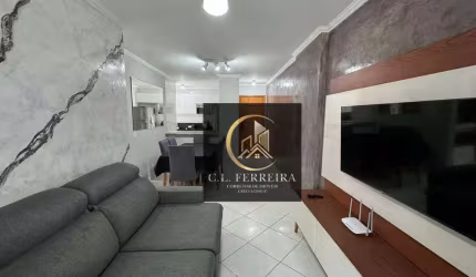 Apartamento Mobiliado com 2 dormitórios à venda, 73 m² por R$ 480.000 - Tupi - Praia Grande/SP