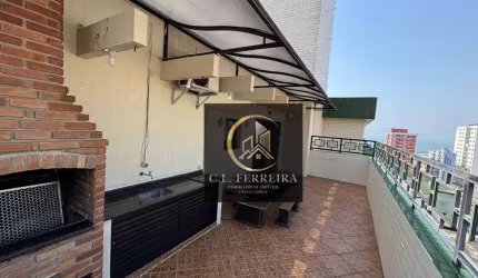Cobertura com 3 dormitórios à venda, 169 m² por R$ 700.000,00 - Tupi - Praia Grande/SP