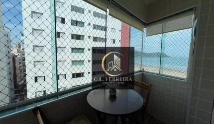 Kitnet vista mar com 1 dormitório à venda, 38 m² por R$ 300.000 - Canto do Forte - Praia Grande/SP