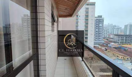 Apartamento com 1 dormitório à venda, 62 m² por R$ 308.000,00 - Vila Caiçara - Praia Grande/SP