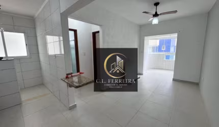 Apartamento com 1 dormitório à venda, 42 m² por R$ 360.000 - Maracanã - Praia Grande/SP