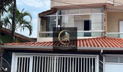 Sobrado na Guilhermina com 3 quartos à venda, 112 m² por R$ 900.000 - Vila Guilhermina - Praia Grande/SP