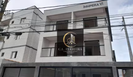 Sobrado em condomínio com 2 dormitórios à venda, 76 m² por R$ 390.000 - Aviação - Praia Grande/SP