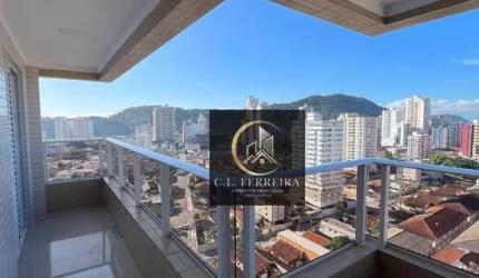 Apartamento com 3 suítes, 3 vagas à venda, 104 m² por R$ 950.000 - Canto do Forte - Praia Grande/SP