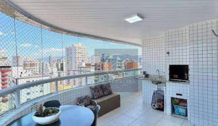 Apartamento com 3 dormitórios à venda, 123 m² por R$ 799.000,00 - Vila Guilhermina - Praia Grande/SP
