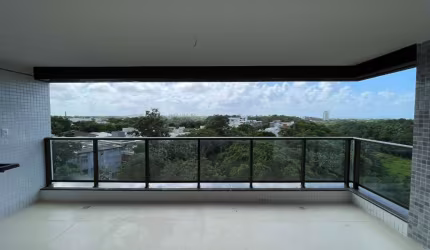 HAUS Residence - Apartamento com três suítes, nascente total, andar alto, Alphaville I, Salvador-Ba