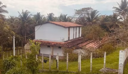Ótimo sítio para venda, com 35 tarefas, sede com quatro quartos, sendo duas suítes, galpão, baias, Barra de Itariri, Conde- Ba