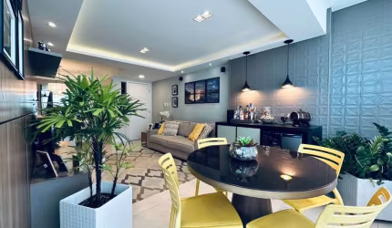 Apartamento à venda, 102m², Três Quartos, sendo um suíte, podendo ser porteira fechada também, Duas Vagas de Garagens, Caminho das Árvores, Salvador