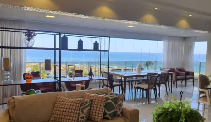 Maravilhoso apartamento à venda, área privativa 165m², nascente total, vista mar, 4quartos, sendo 3suítes,  Hemisphere 360, Orla, Salvador-Ba