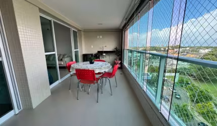 Apartamento à venda com 142m², andar alto, posição sul, arejado, três suítes, três vagas de garagem com 01 depósito, Alphaville I, Paralela, Salvador-