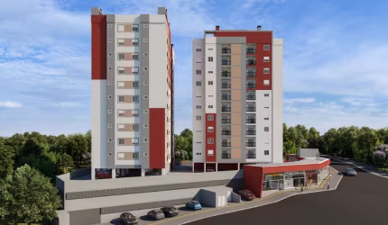 Apartamento venda 63 metros com 2 quartos sacada/churrasqueira Bairro Operário - Novo Hamburgo - RS