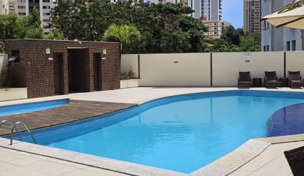 AP 3/4 UMA SUITE COM INFRA NO IMBUI COM DUAS VAGAS