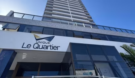 UNIQUE LE QUARTIER  3/4, SENDO 3 SUÍTES, 113M², DEPENDÊNCIA COMPLETA, COM DUAS VAGAS DE GARAGENS