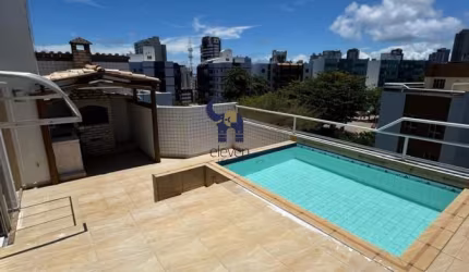 OPORTUNIDADE - COBERTURA DUPLEX NO RIO VERMELHO COM PISCINA  -  2 QUARTOS COM SUÍTE, DEPENDÊNCIA ( PODENDO SER UM ESCRITÓRIO, QUARTO, CLOSET ETC..)