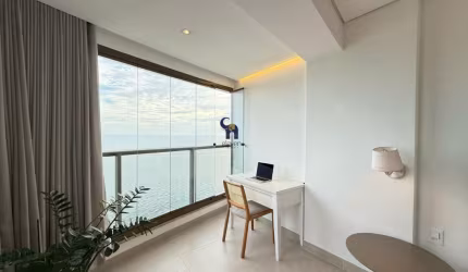 APARTAMENTO PARA LOCAÇÃO  1/4  MOBILIADO EM ONDINA - BEACH CLASS SALVADOR  VISTA MAR PERMANENTE COM CAUÇÃO.