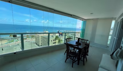 ERRAZZO ONDINA LUXO! VISTA MAR! 2/4 SUÍTE, 117 M², VARANDA, 02 GARAGENS SOLTAS.