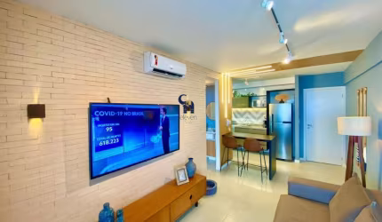 APARTAMENTO PARA LOCAÇÃO NA BARRA VISTA MAR , ANDAR ALTO , UMA VAGA