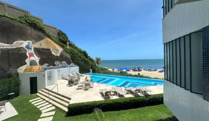 APARTAMENTO PARA VENDA  NO TERRAZZO RIO VERMELHO.  1/4 VISTA MAR MOBILADO.