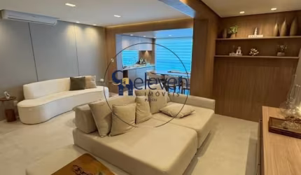 LINDO APARTAMENTO EM ALPHAVILLE  3 SUÍTES COM SALA AMPLIADA, 140M2, VARANDA GOURMET INCORPORADA A SALA,