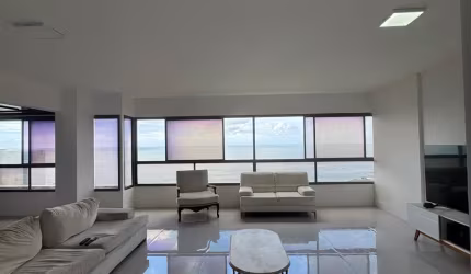 RIO VERMELHO - VISTA MAR Amplo 3 suítes, 200m2 de área privativa, living, cozinha (conceito aberto)