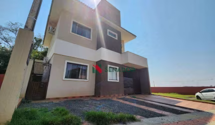 Lindo Sobrado em Condomínio Fechado com 3 dormitórios à venda, 139 m² por R$ 800.000 - Heimtal - Londrina/PR