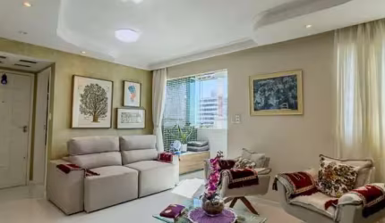 Apartamento à venda em Salvador - BA, bairro Vitória: 4 quartos, 2 salas, 3 banheiros, 3 vagas, 116m². Venha conferir!