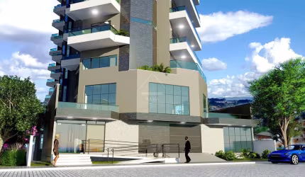 Apartamento para Venda no bairro Centro em São Lourenço, 4 quartos sendo 3 suítes, 2 vagas, Sem Mobília, 300 m² de área total, 165 m² privativos,