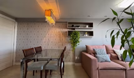 Apartamento semi mobiliado no bairro Tirol